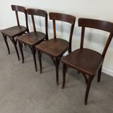 Vintage bistro chairs lot of 4