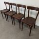Chaises bistrot vintage, lot de 4