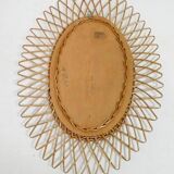 Wicker mirror