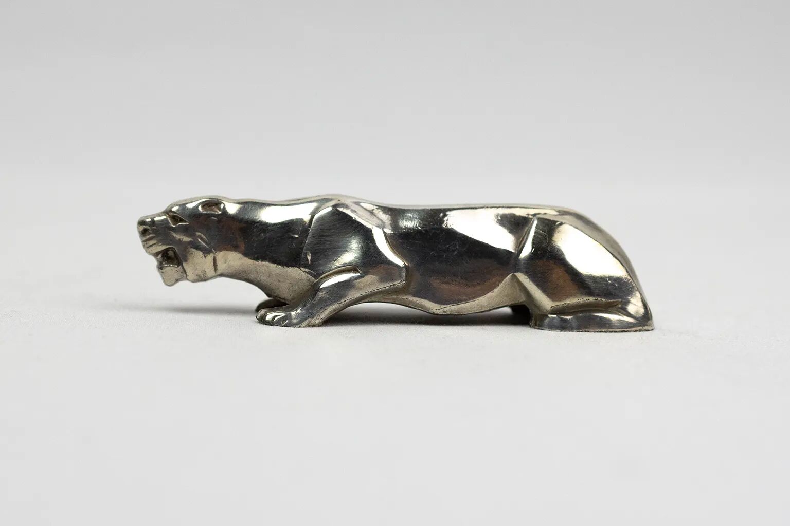 10 porte-couteaux animaliers Art déco en métal argenté – dlg Sandoz, Gallia