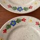 Lot de 4 assiettes à dessert Tulowice – Céramique vintage polonaise fl