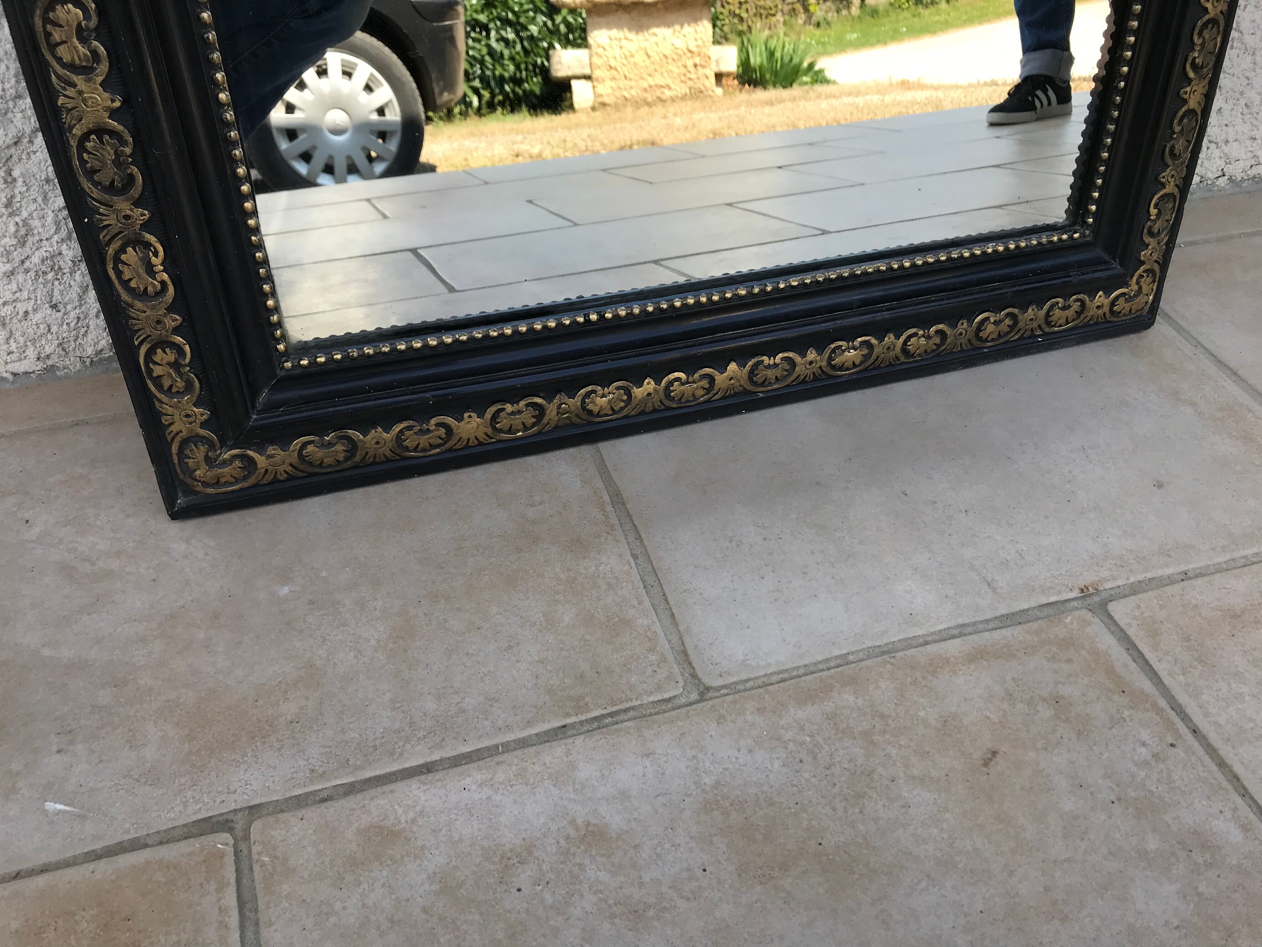 Mirror time Napoleon III 73x128cm