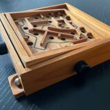 Vintage wooden maze