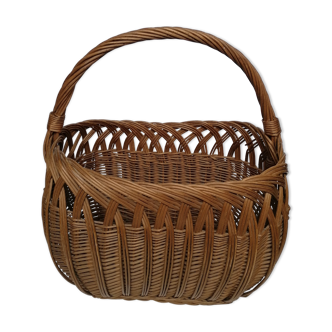 Panier osier tressé