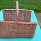 Wicker log basket