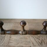 Vintage hook wall coat rack