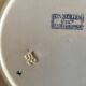 Plate of earthenware iron earth U-C Sarreguemines pattern Groseilles