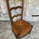 Nursing Chair Nursery Antique Turned Wood + Woven Straw Seat
