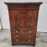 secretaire restauration en acajou du xix ème siecle