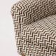 Pair of Italian Armchairs  in Zigzag Upholstery, 1960s
