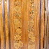 Mahogany inlaid Art Nouveau cabinet, France, circa 1900