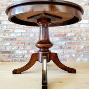 Round side table in Empire style, Hollywood Regency