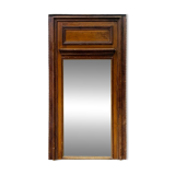 Louis XVI style trumeau in wood and patinated stucco 20th century