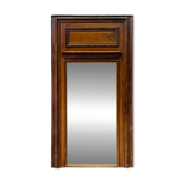Louis XVI style trumeau in wood and patinated stucco 20th century