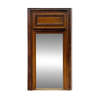 Louis XVI style trumeau in wood and patinated stucco 20th century