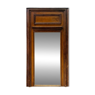 Louis XVI style trumeau in wood and patinated stucco 20th century