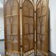 Vintage Italian rattan and bamboo room divider