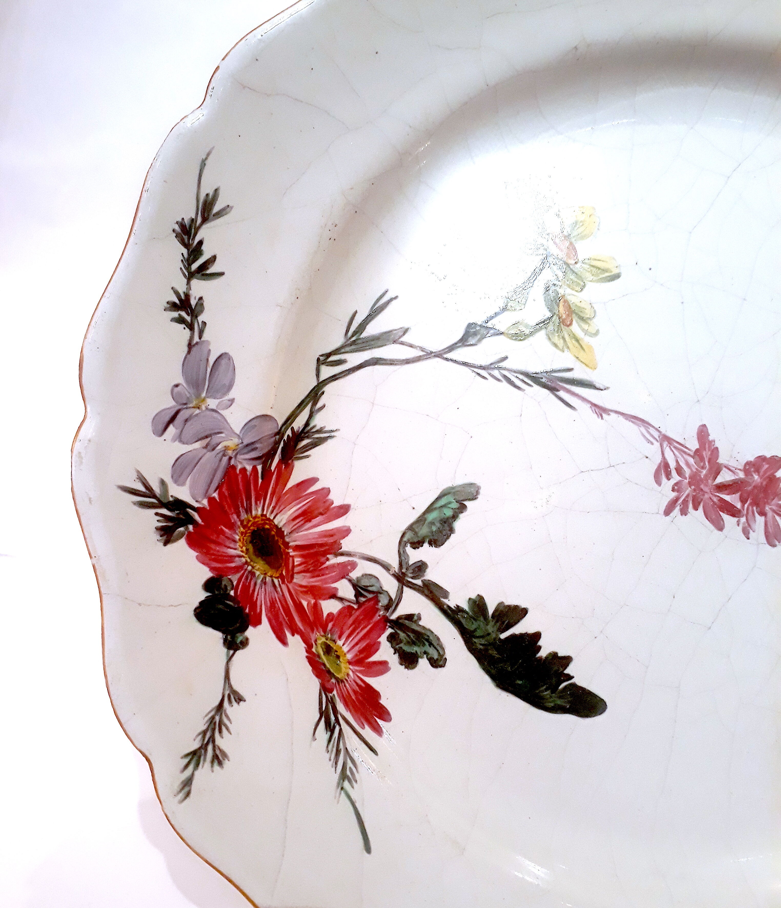 18th century Marseille earthenware plate