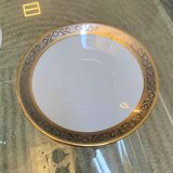 Trio of Limoges Sologne Porcelain Cups and Saucers