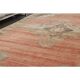 1970s Vintage Turkish Oushak Handmade Wool Cotton Red Area Rug 235x392