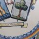 Lot of 10 pieces of vintage Spanish ceramics - Painted hanging crockery
