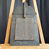 Napoleon III style mirror with gilt brass side panels