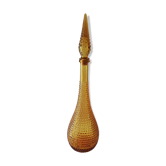 Carafe italienne ambrée vintage