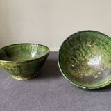 Emerald green Tamegroute bowls D14.5