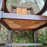 Pair of old brutalist design armchairs
