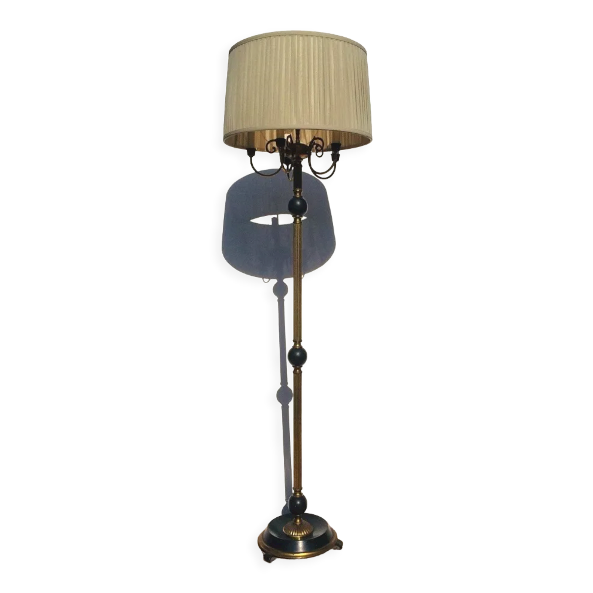 Floor lamp " Hollywood Regency ". Vintage