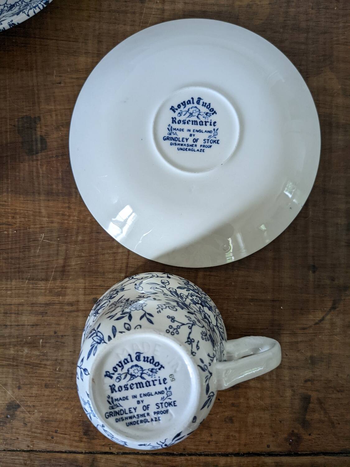 3 tasses anglaises