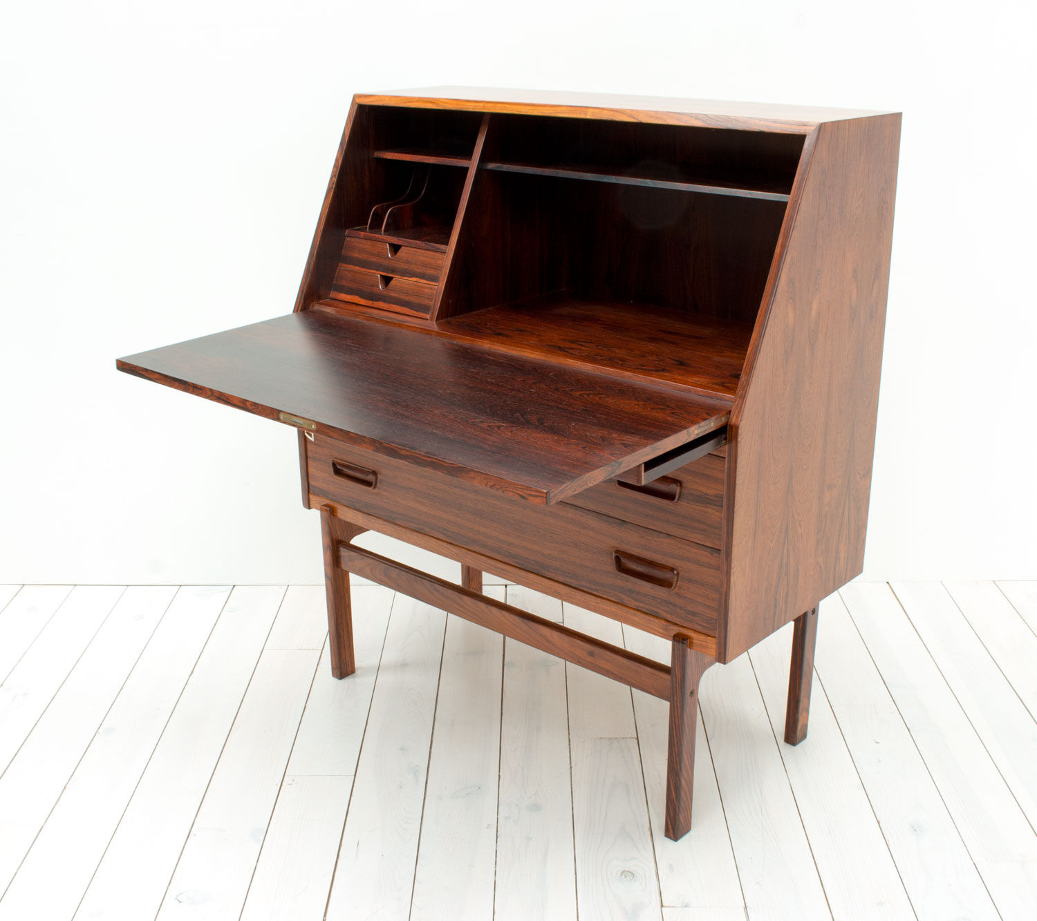 Danish Rosewood Model 68 Bureau by Arne Wahl Iversen, 1960s