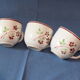 3 vintage cups of Salins earthenware