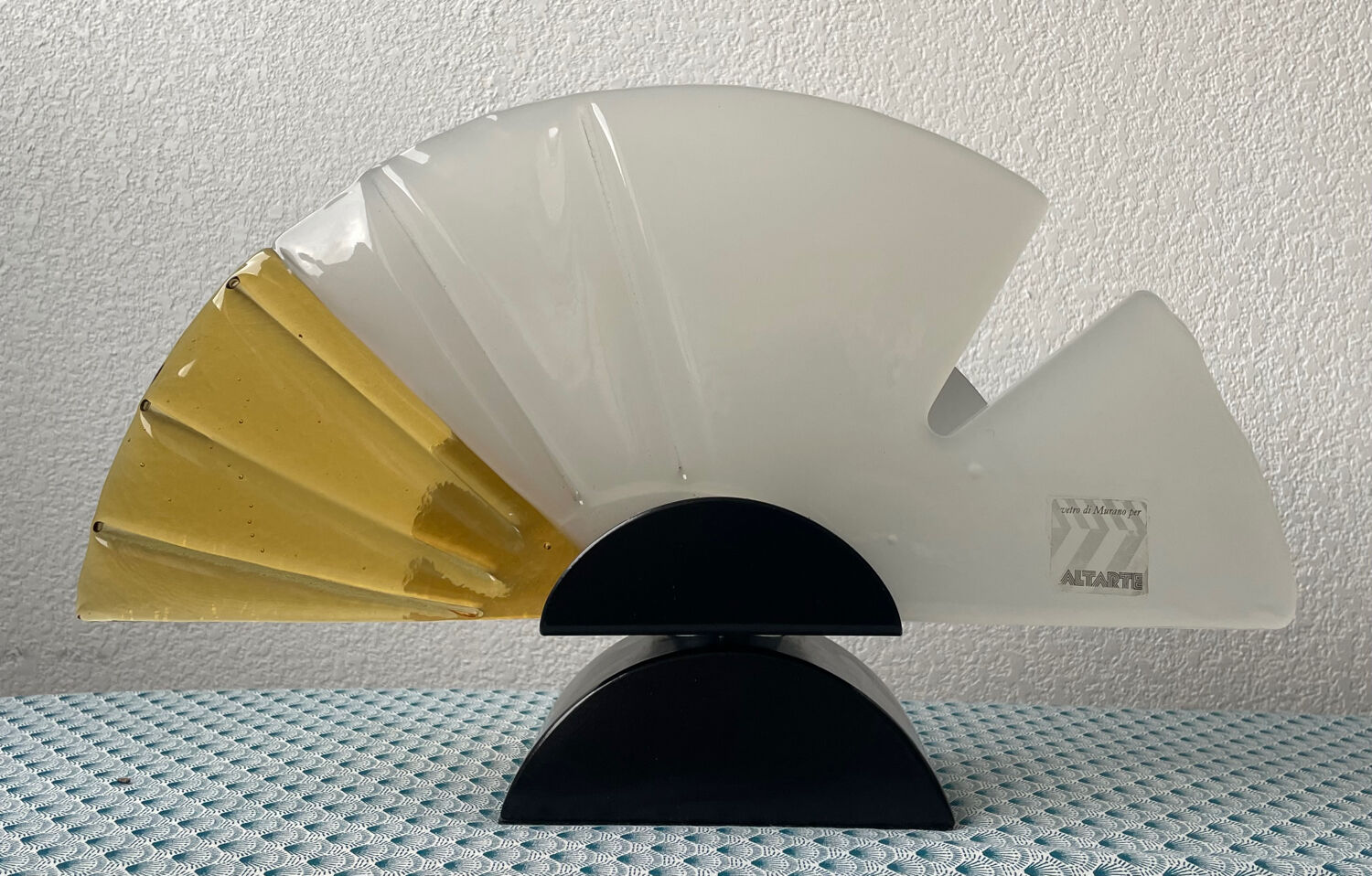 Half-moon Murano lamp