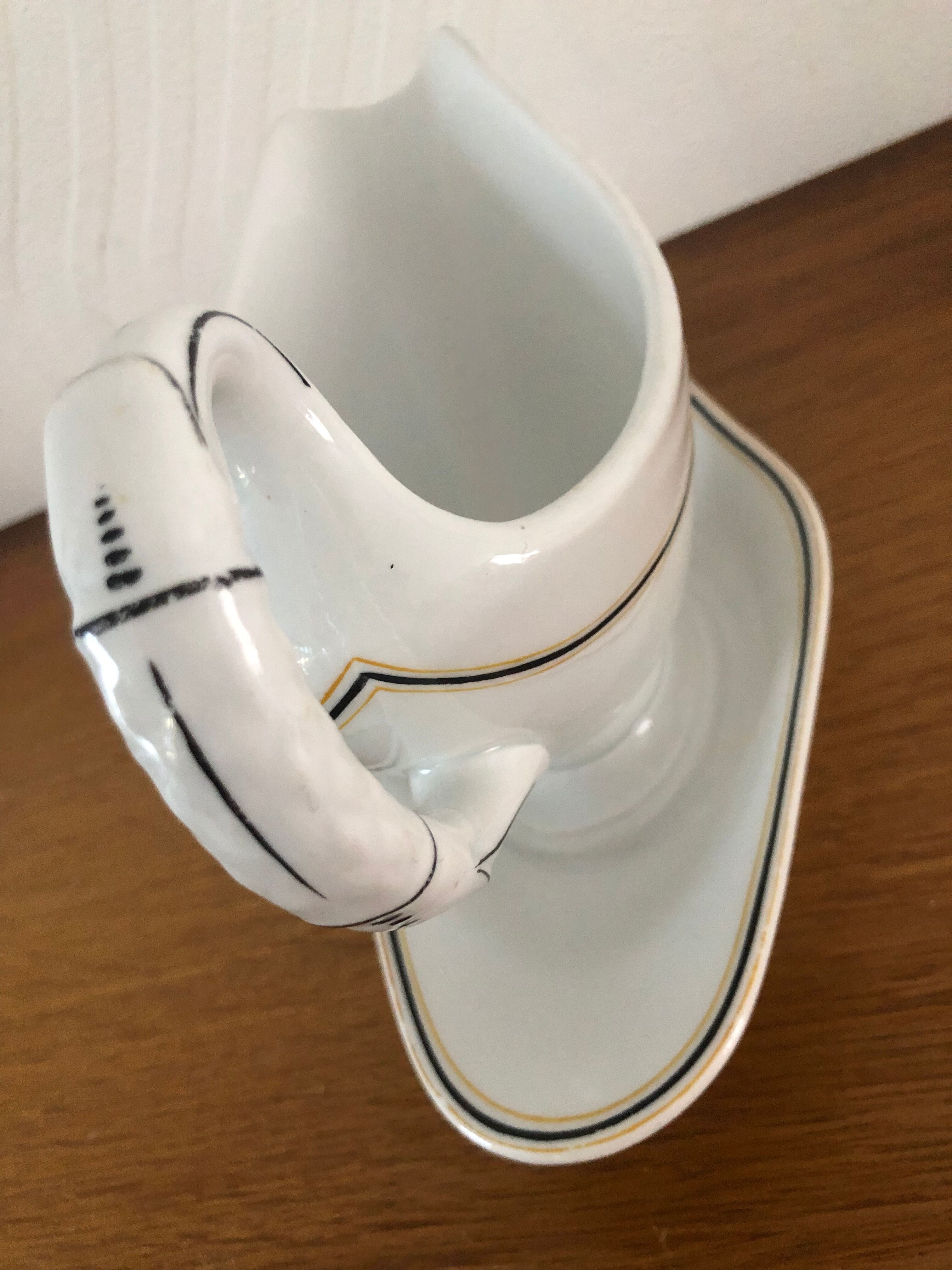 White porcelain saucepan KPM 1942