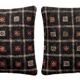 Set of 2 vintage kilim cushion covers 61x61 cm