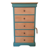 Semainier, chiffonier 6 tiroirs restauré