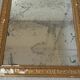 antique mercury mirror with gilded wood and stucco from the 19th century