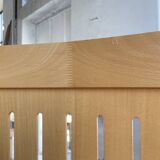 Large curved beech screen from the 80s