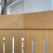 Large curved beech screen from the 80s