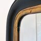 Miroir antique français Louis Philippe – noir et or, fin du 19e siècle