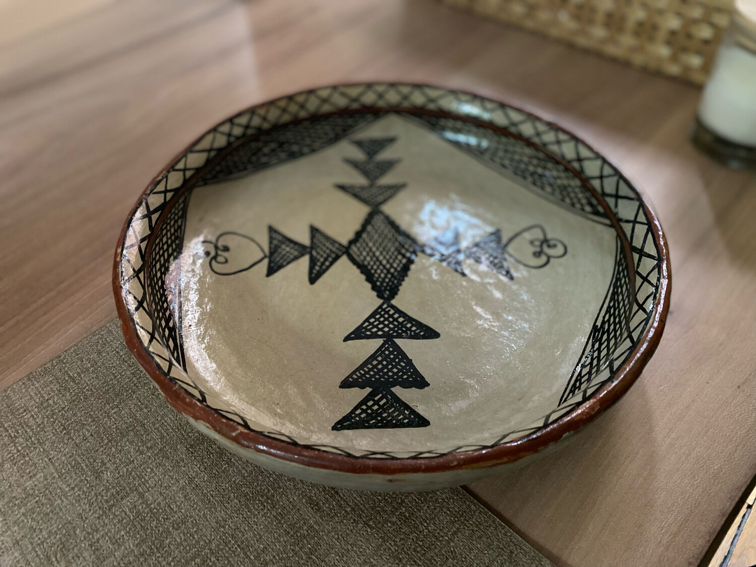 Assiette berbère sejnane
