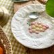9 dessert plates and 1 barbotine dish from Sarreguemines