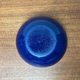 Modern blue enamel bowl from the mid-century by Kaj Franck for Finel, Finland, 1960s.