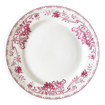 Plat en faïence Royal Boch modèle Sorbier, 27 cm de diamètre