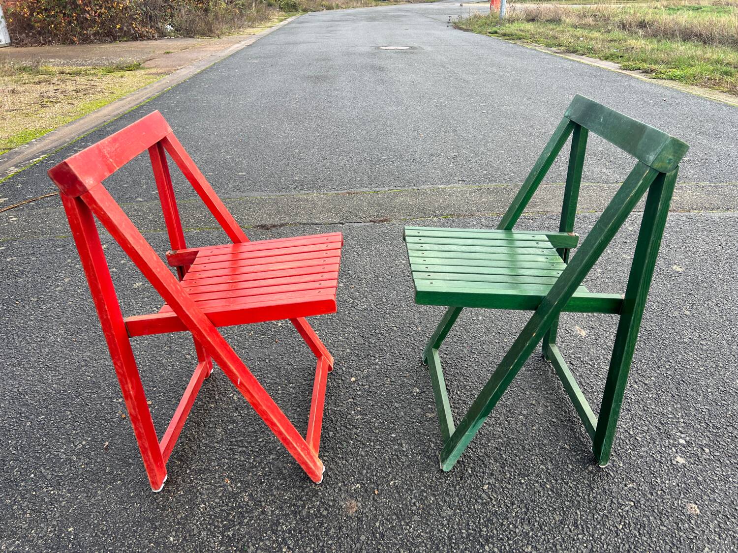 Pair of Aldo Jacober chairs