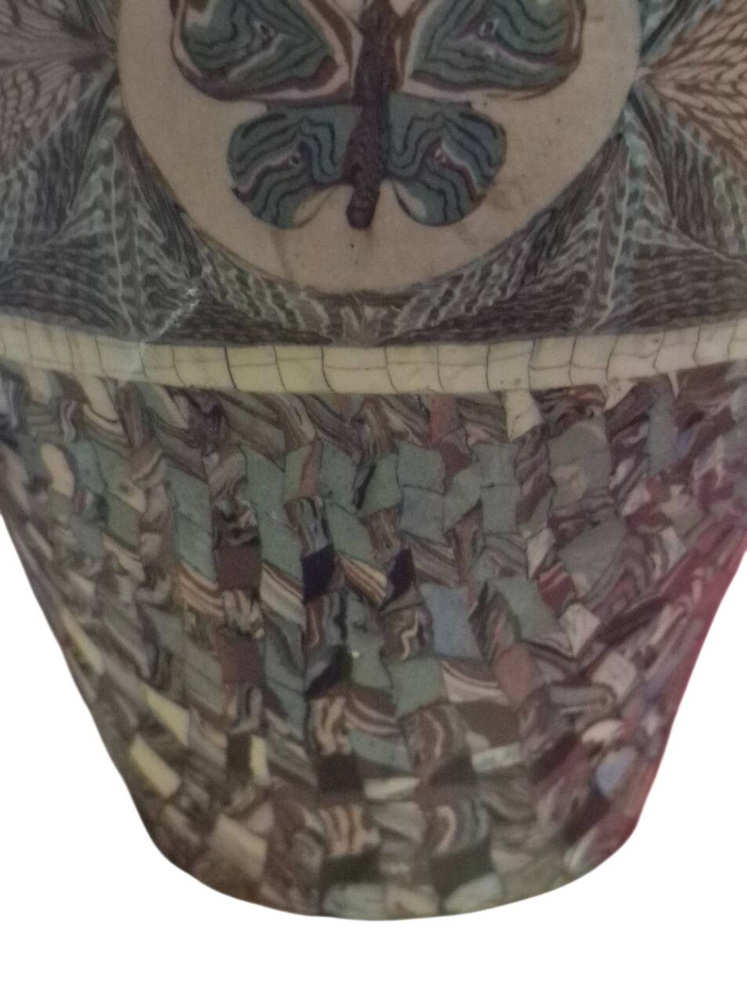 Large vase signed Jean Germino Vallauris