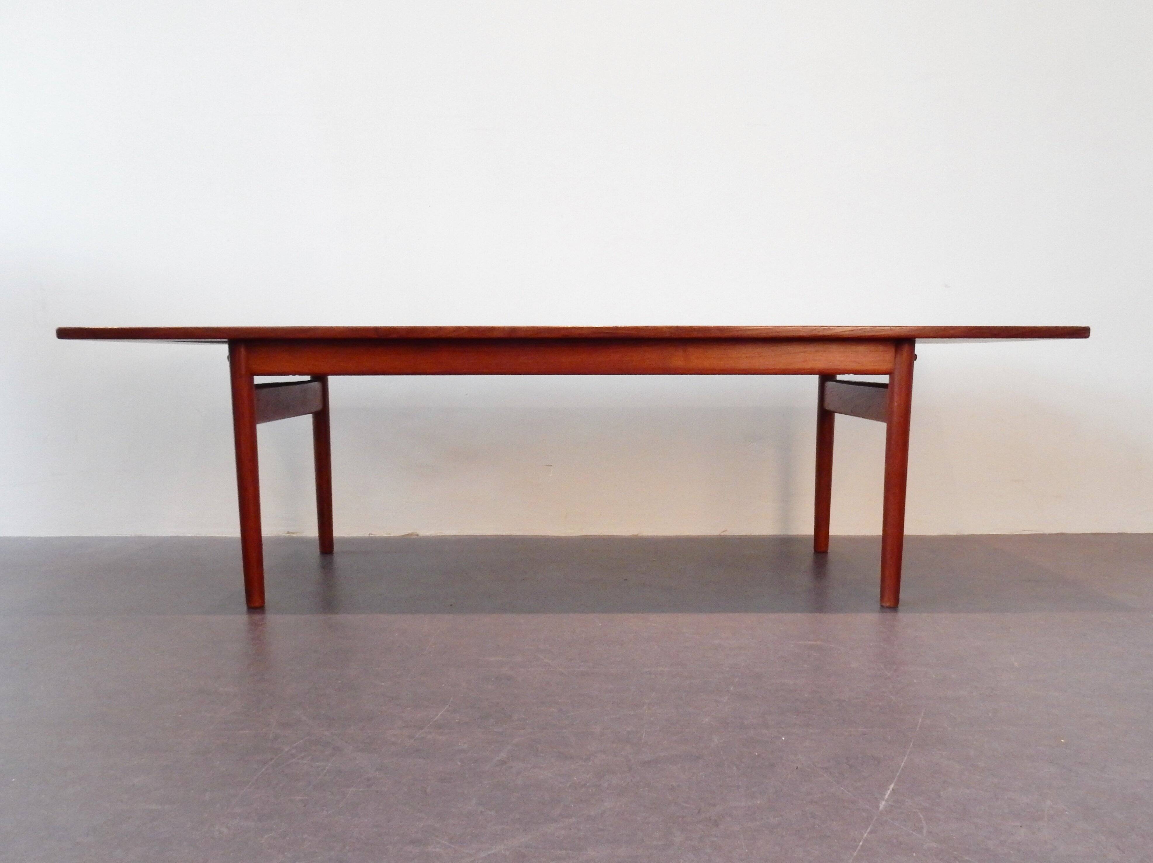 Rare coffee Table by Grete Jalk for Poul Jeppesen