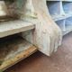 Old industrial coat rack, wardrobe rack XXXL