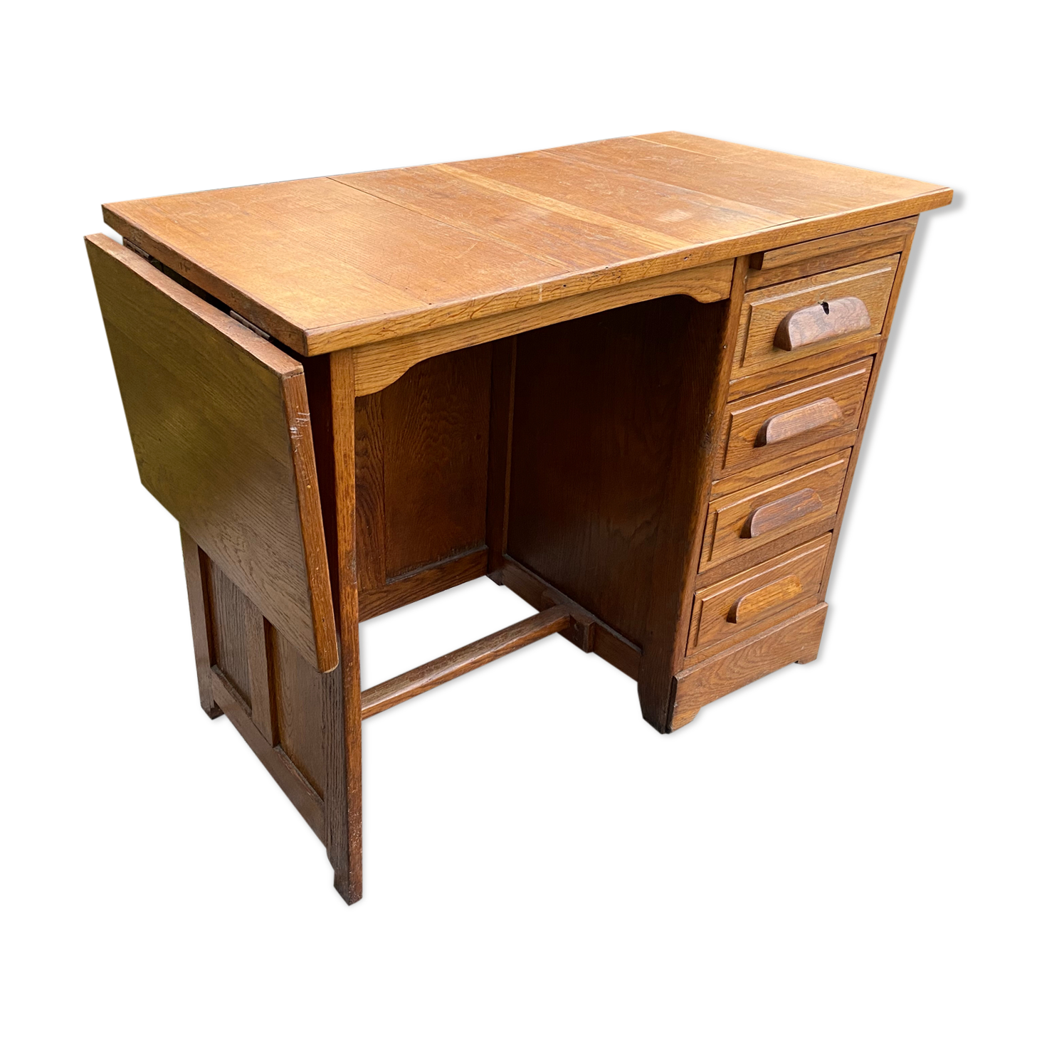 Oak 40/50s children's desk